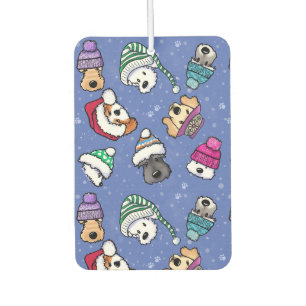 Winter Dogs Car Air Freshener