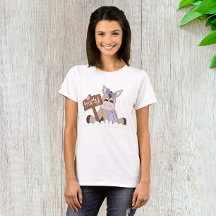 Winter Donkey Frosty Sign T-Shirt
