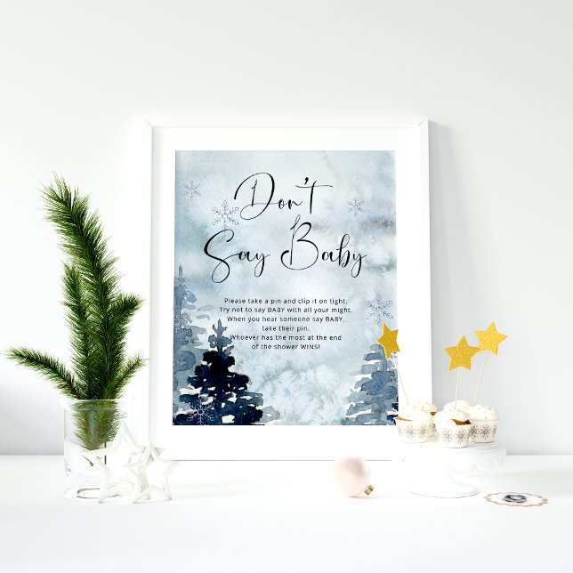 Winter don't say baby poster (Creator Uploaded)