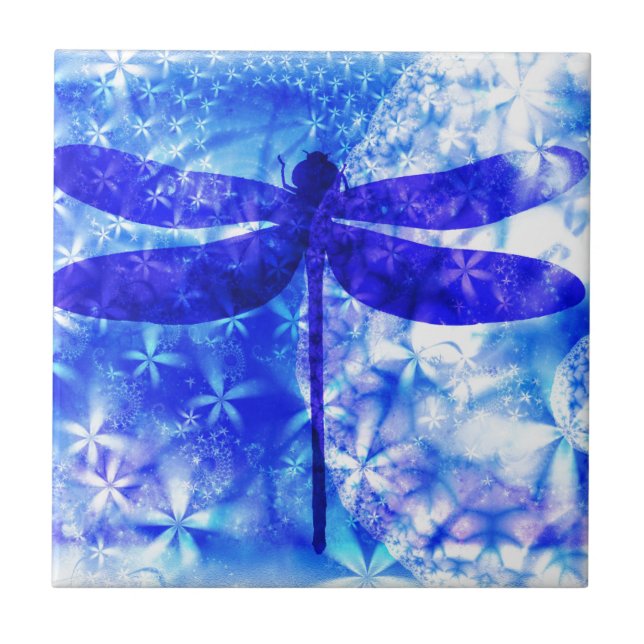 Winter Dragonfly Tile (Front)