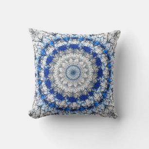 Winter Dream Abstract Throw Pillow