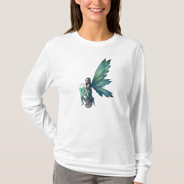 Winter Dream Fairy Fantasy Art T-Shirt (Front)