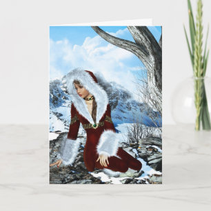 Winter Dreaming Fantasy Christmas Card