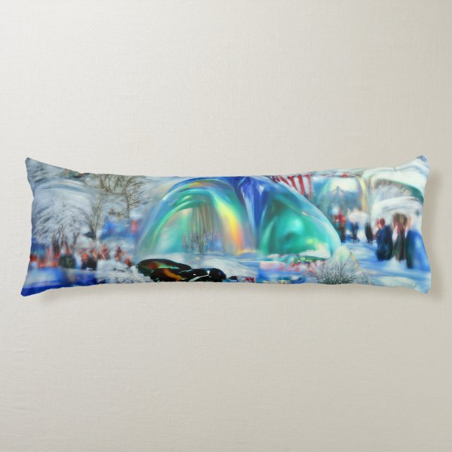Winter Dreamscape Body Cushion (Front)