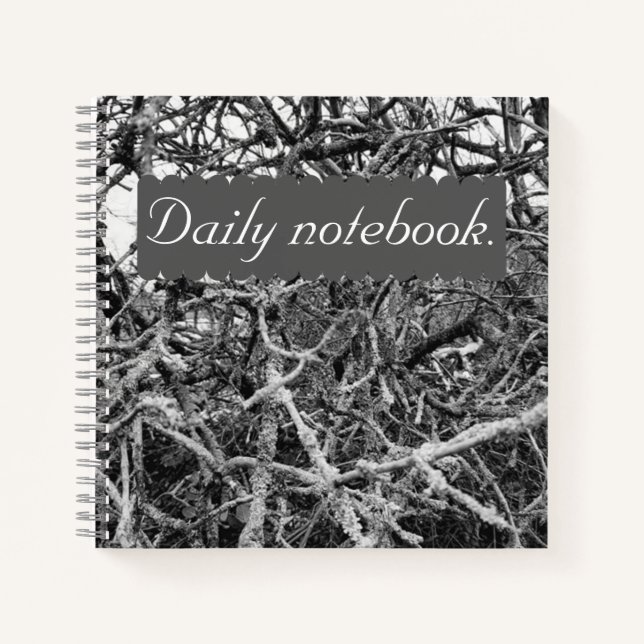 Winter Dried tree daily Notebook (Front)