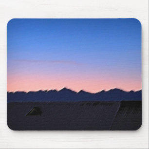 Winter early morning mouse pad