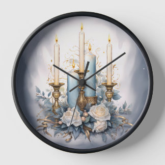 Winter Elegance Wall Clock