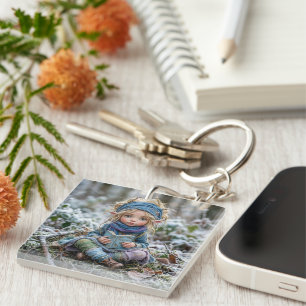 Winter Elf Key Ring
