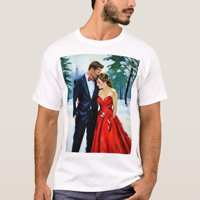 Winter Embrace  T-Shirt (Front)