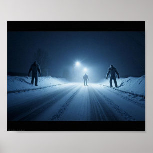 Winter Encounter (8 x 10) Poster