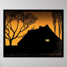 Winter evening (1919) by Julie de Graag