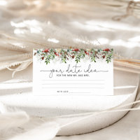 Winter evergreen Date night ideas. Date jar