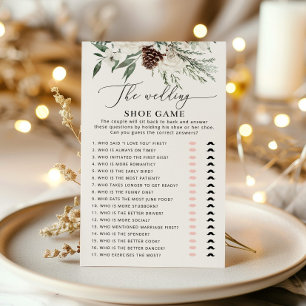 Winter evergreen The wedding shoe bridal game