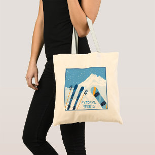 Winter Extreme Sports Tote Bag