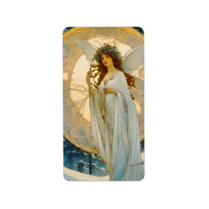 winter fairy -artisic label