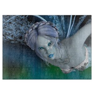 Winter Fairy Cutting Board