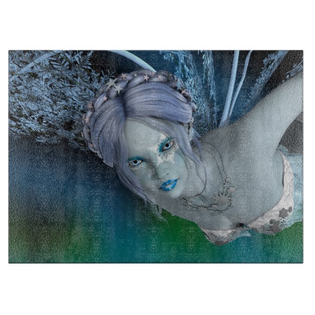 Winter Fairy Cutting Board (Front)