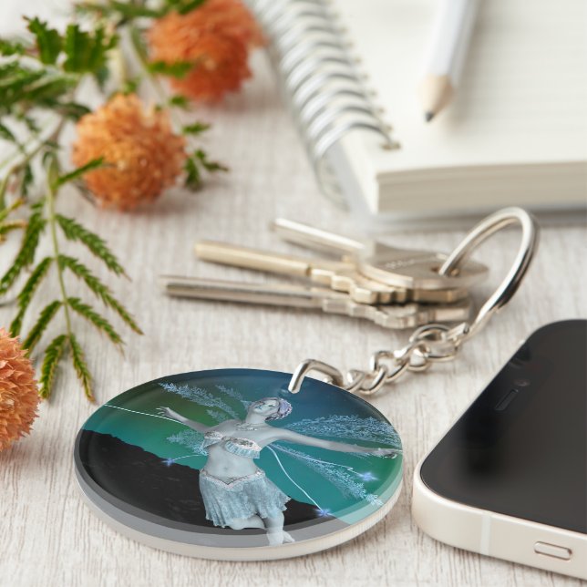 Winter Fairy Key Ring (Front Right)