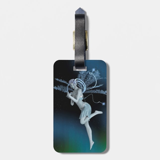 Winter Fairy Luggage Tag (Back Vertical)