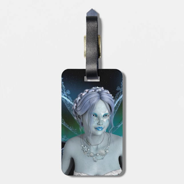 Winter Fairy Luggage Tag (Back Vertical)