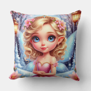 Winter Fairy Princess For Fantasy Lovers Cushion