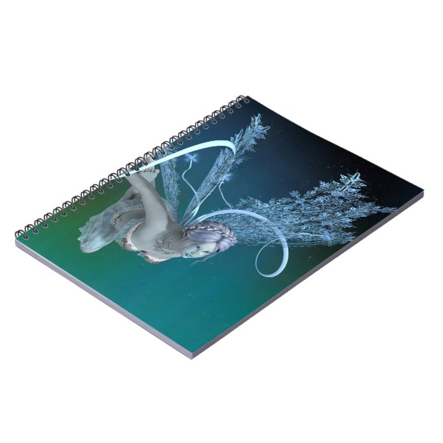 Winter Fairy Spiral Notebook (Left Side)