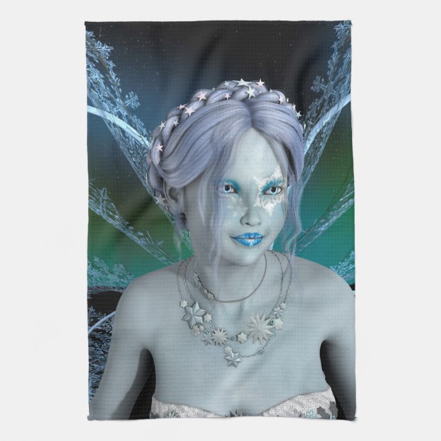 Winter Fairy Tea Towel (Vertical)