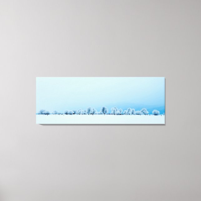 Winter Farm Canvas Print (Front)