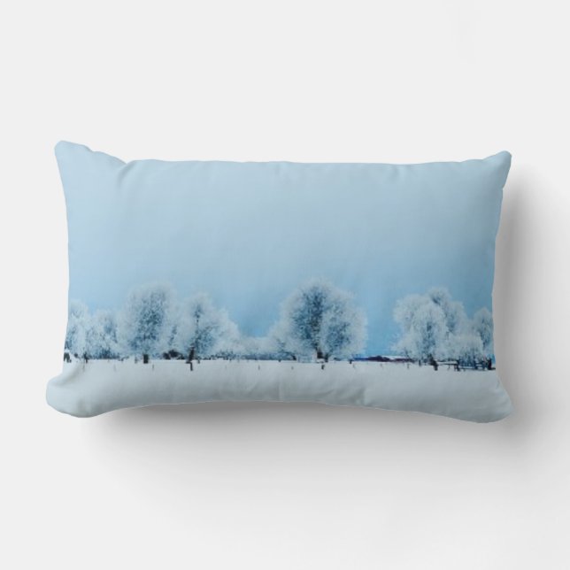 Winter Farm Lumbar Cushion (Front)