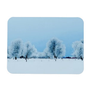 Winter Farm Magnet