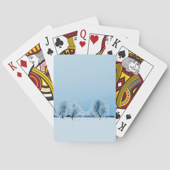 Winter Farm Playing Cards (Back)