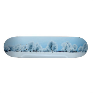 Winter Farm Skateboard