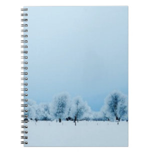 Winter Farm Spiral Notebook