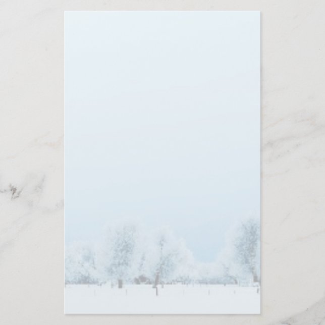 Winter Farm Stationery (Front)