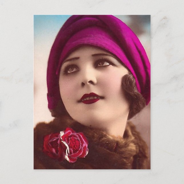 Winter Fashionable Postcard (Front)