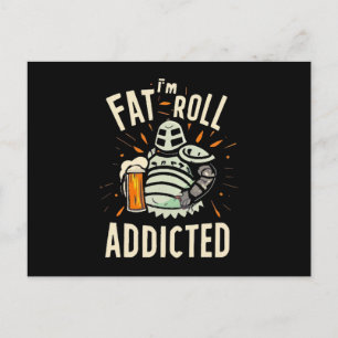winter, fat, gone, now, have, spring, rolls, Fat R Postcard