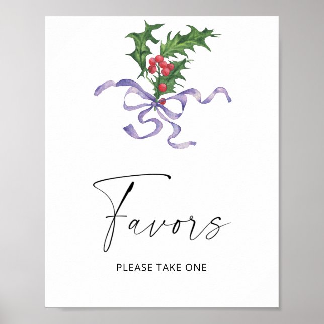 Winter - favours ,please take one poster (Front)