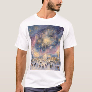 Winter Fireworks Spectacle – New Years Celebration T-Shirt