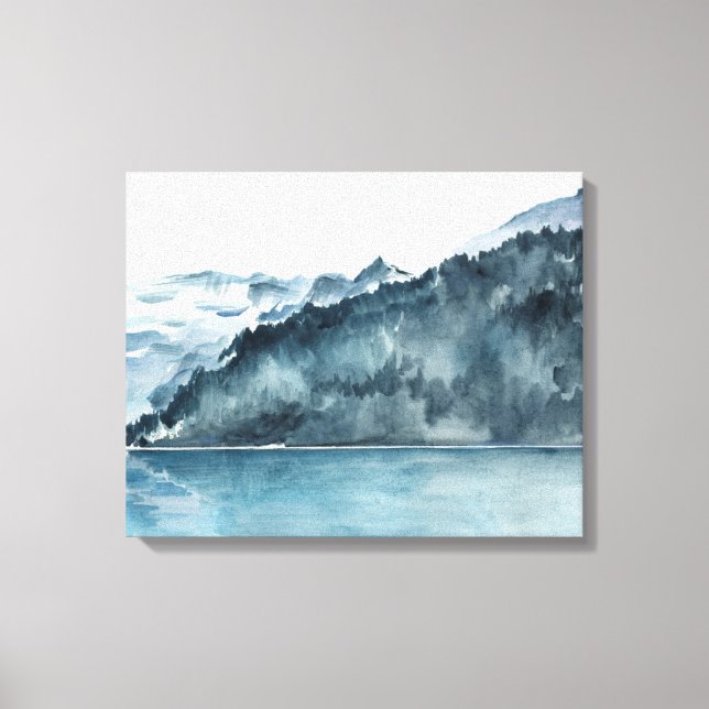 Winter Fjords Canvas Print (Front)