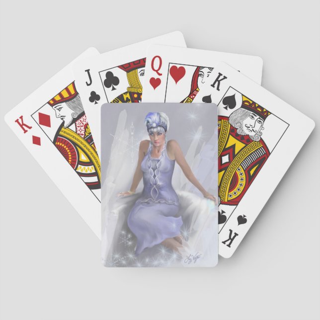 Winter Flame Playing Cards (Back)