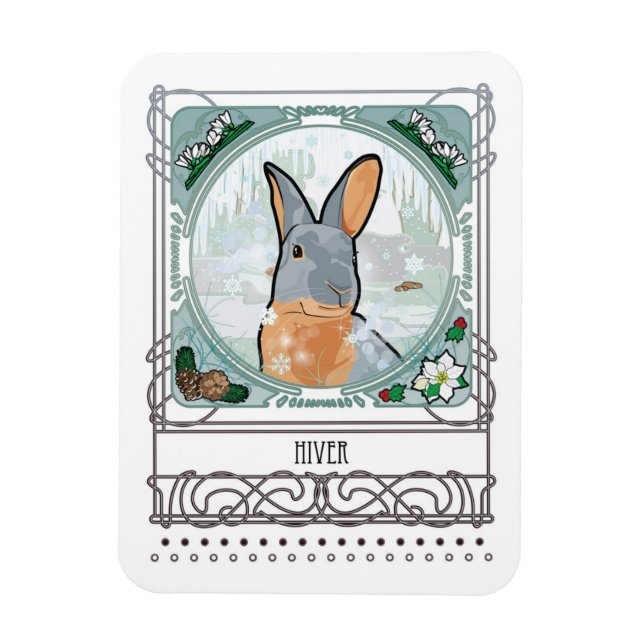 WINTER FLEXIBLE MAGNET (Vertical)