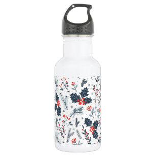 Winter flora 532 ml water bottle