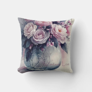 Winter Floral Cushion