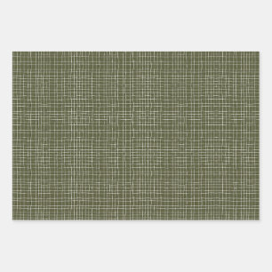 Winter Floral Toss Wrapping Paper Set of 3 Sheets