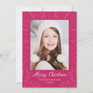 Winter Flourish Holiday Photo Card