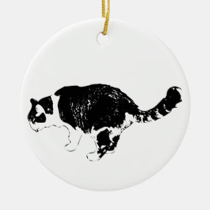 Winter Flow, Artistic Charm Ceramic Tree Decoration