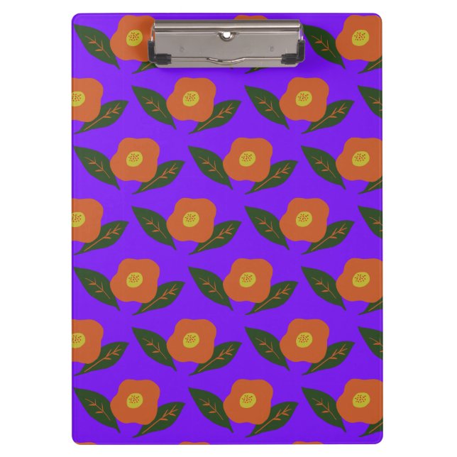 Winter Flower Clipboard (Front)