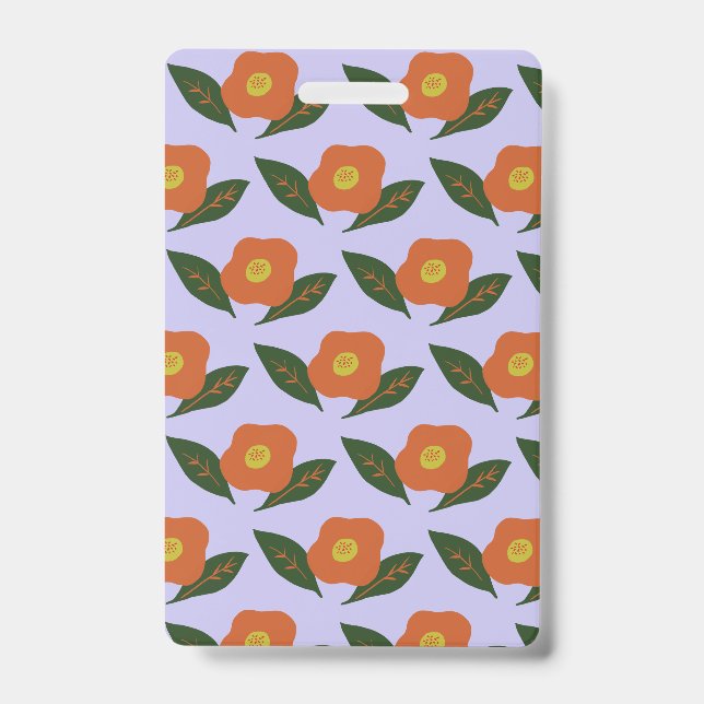 Winter Flower ID Badge (Front)