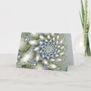 Winter Flower with Season's Greetings Holiday Card