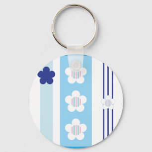 Winter Flowers Key Ring